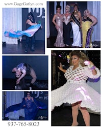 a collage of pictures of women dressed up in costumes