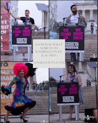 images from 2025 National Rally and March on Washington DC 