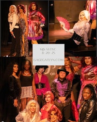 a group of people dressed up in costumes