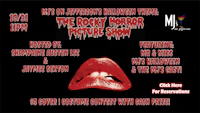 a poster for the rotten horror picture show