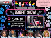 a flyer for a benefit show