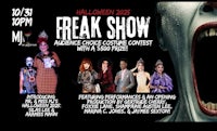 the flyer for the freak show