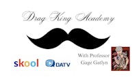 drag king academy temporary logo