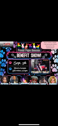 a flyer for a benefit show