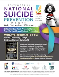 a flyer for the national suicide prevention month